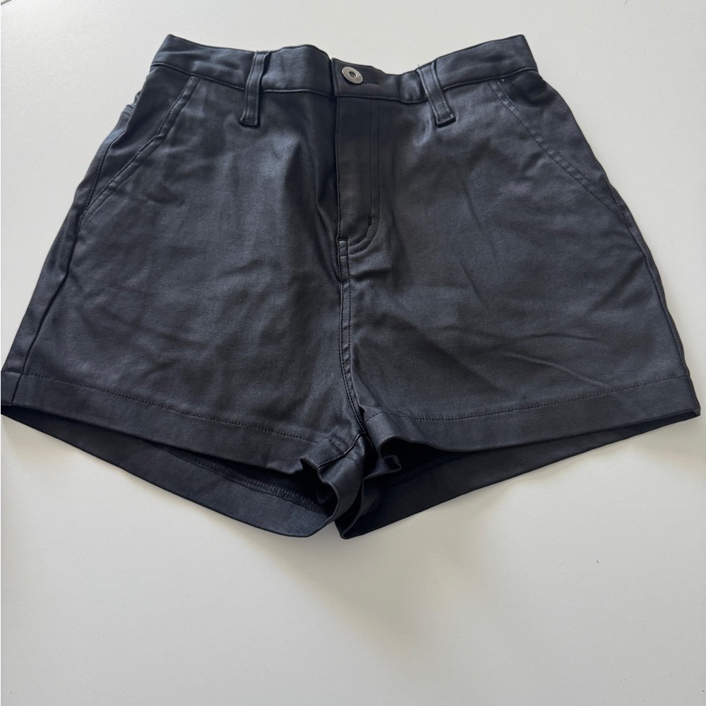 Arket High Waist Black Women's Shorts